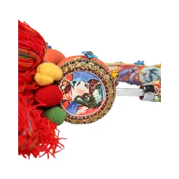 Multicolor Whimsical Tasseled Crystal Headset Headphones