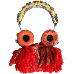 Multicolor Whimsical Tasseled Crystal Headset Headphones