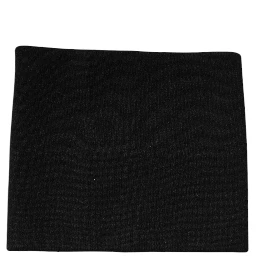 Black Cashmere Knitted Square Handkerchief Scarf