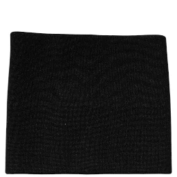 Black Cashmere Knitted Square Handkerchief Scarf