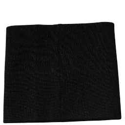 Black Cashmere Knitted Square Handkerchief Scarf