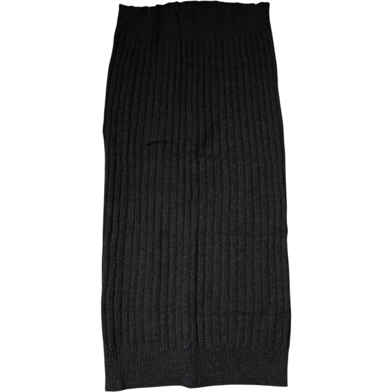 Black Cashmere Knitted Neck Warmer Foulard Scarf