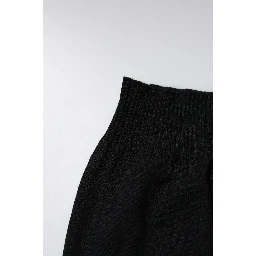 Black Cashmere Knitted Neck Warmer Foulard Scarf