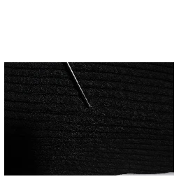 Black Cashmere Knitted Neck Warmer Foulard Scarf