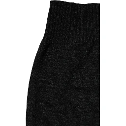 Black Cashmere Knitted Neck Warmer Foulard Scarf