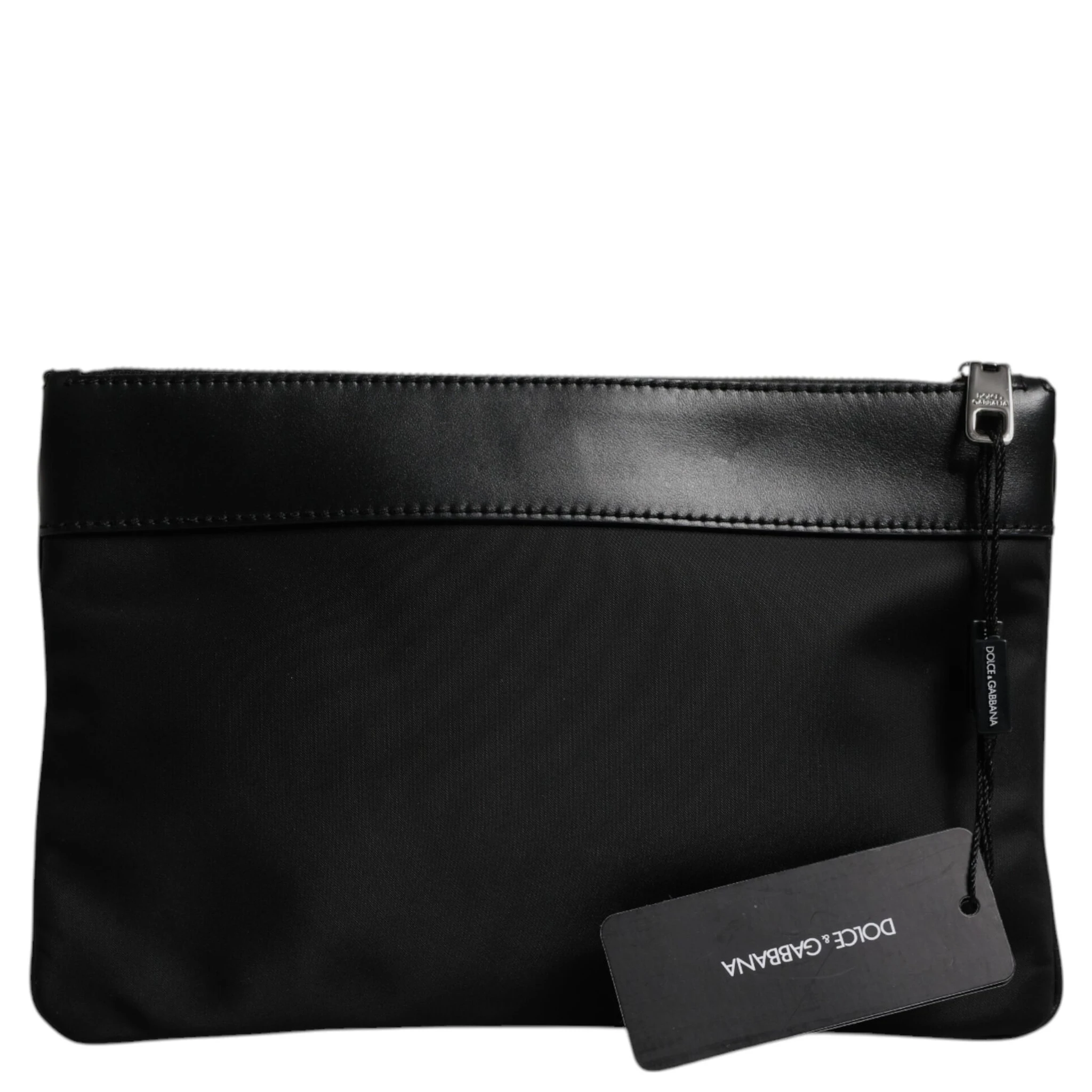 Multicolor Leopard Jacquard Print Logo Plaque Pouch Bag