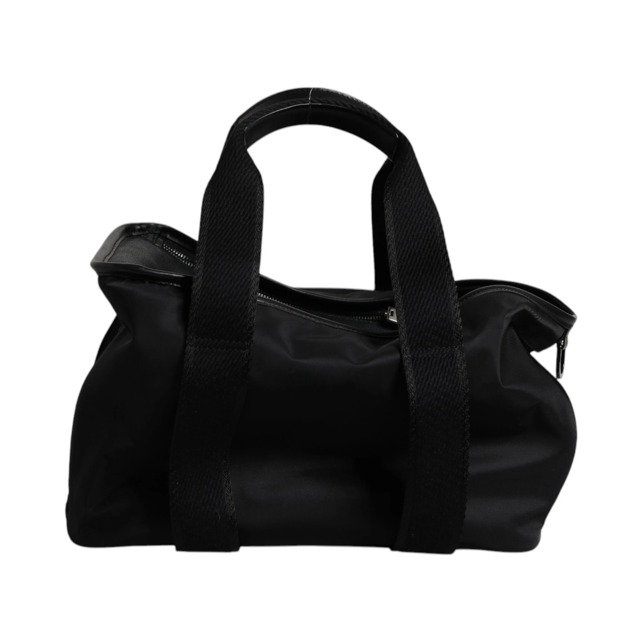 Black Shoulder Strap Pet Carry Logo Plaque Bag