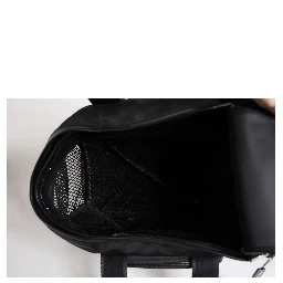 Black Shoulder Strap Pet Carry Logo Plaque Bag