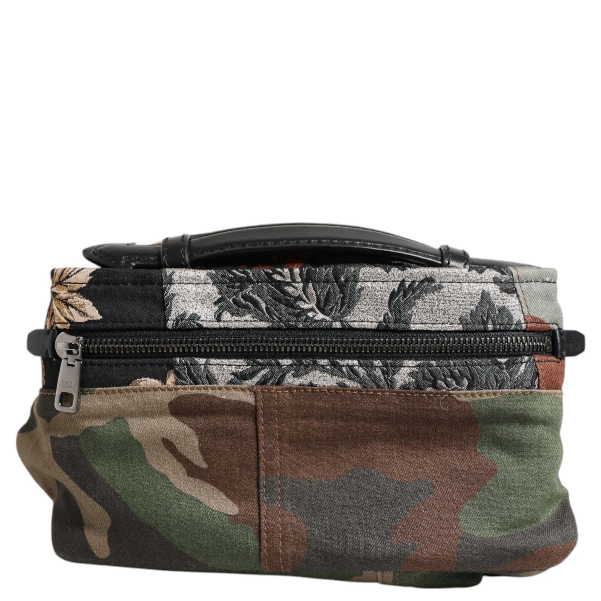 Multicolor Camouflage Patchwork Logo Waist Fanny Pack Bag