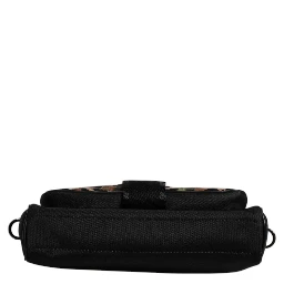 Multicolor Leopard Jacquard Crossbody Bag