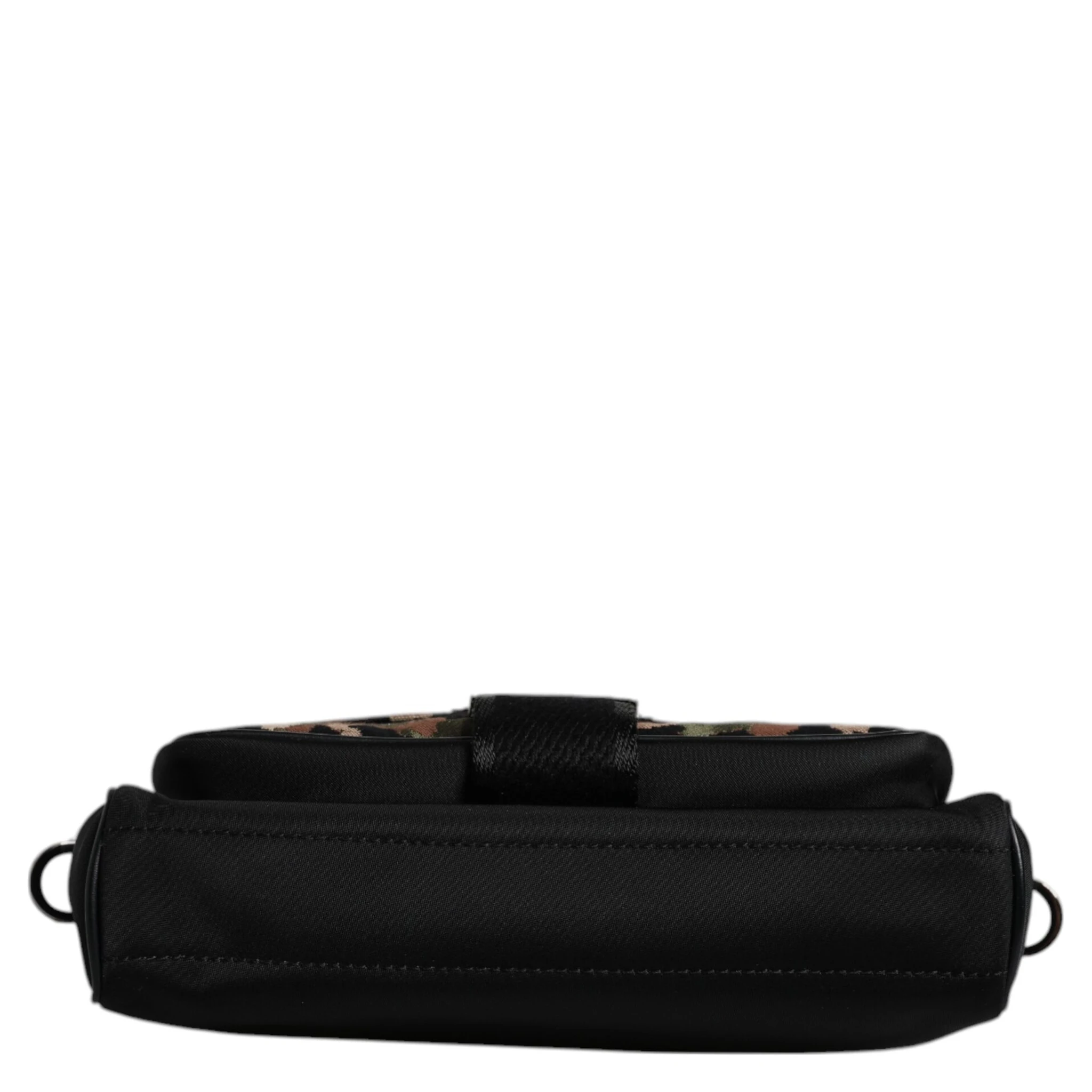 Multicolor Leopard Jacquard Crossbody Bag