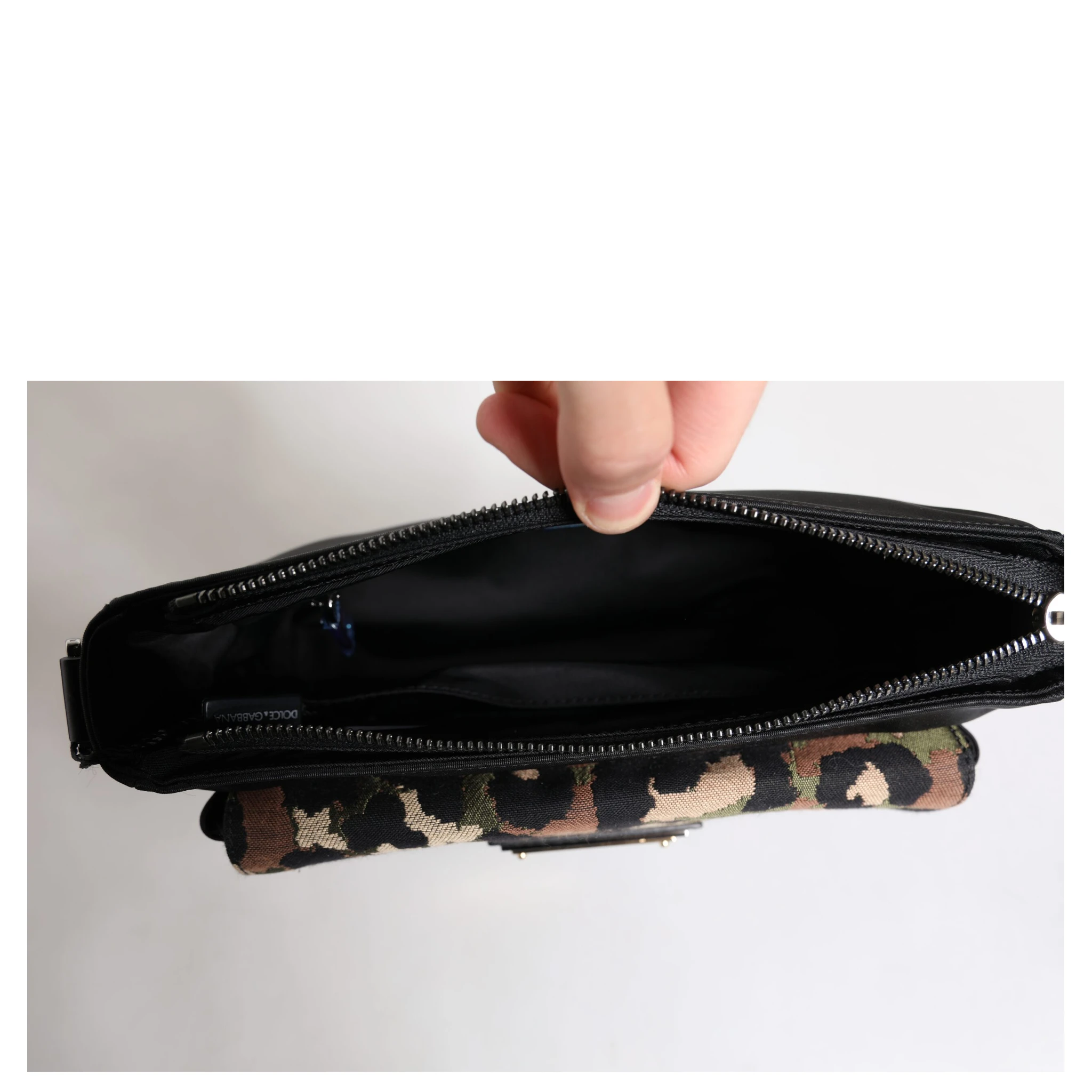 Multicolor Leopard Jacquard Crossbody Bag