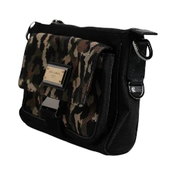 Multicolor Leopard Jacquard Crossbody Bag