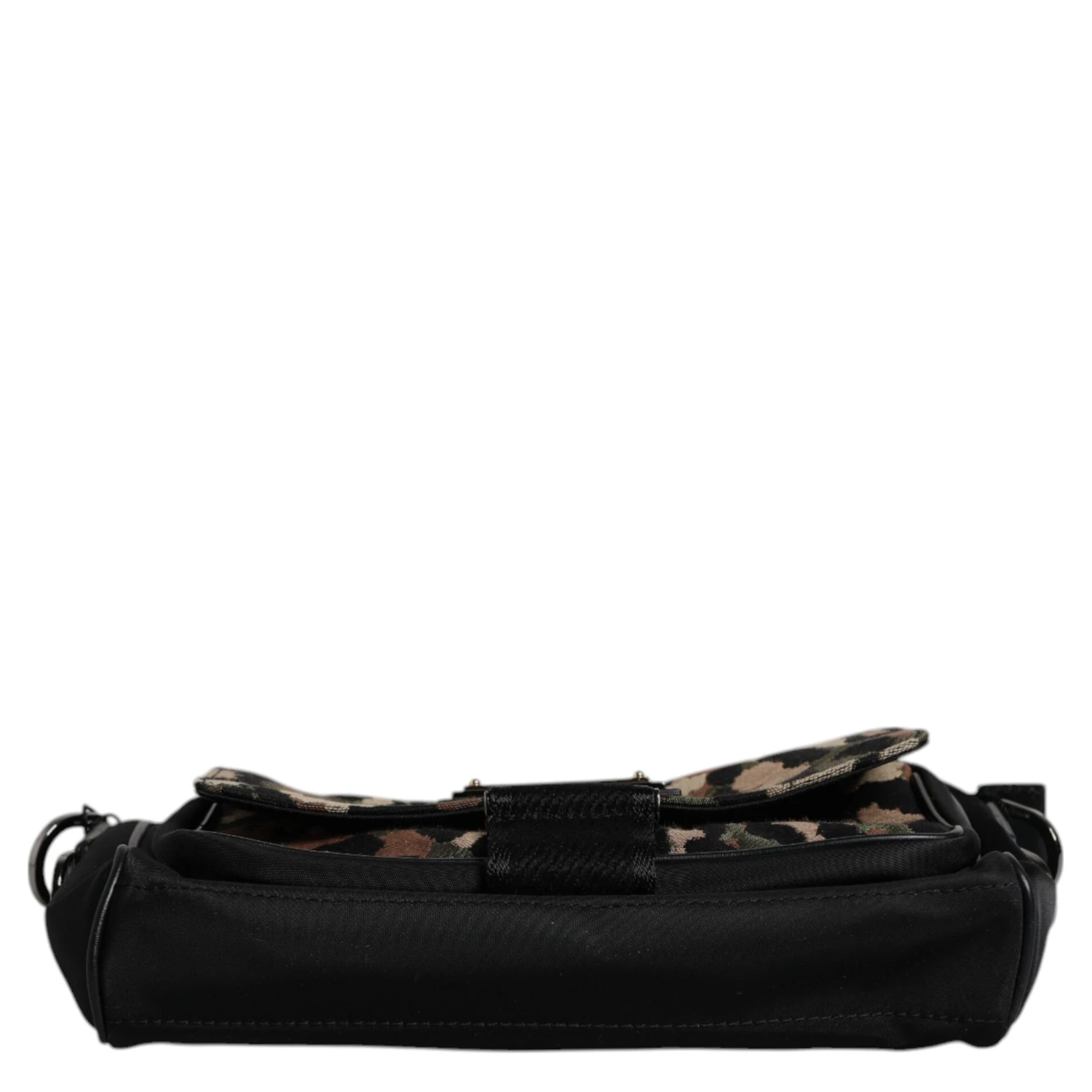 Multicolor Leopard Jacquard Crossbody Bag