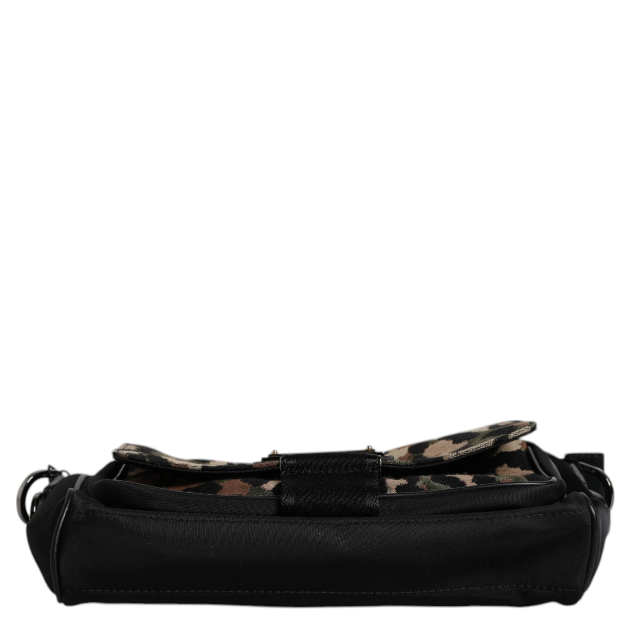 Multicolor Leopard Jacquard Crossbody Bag