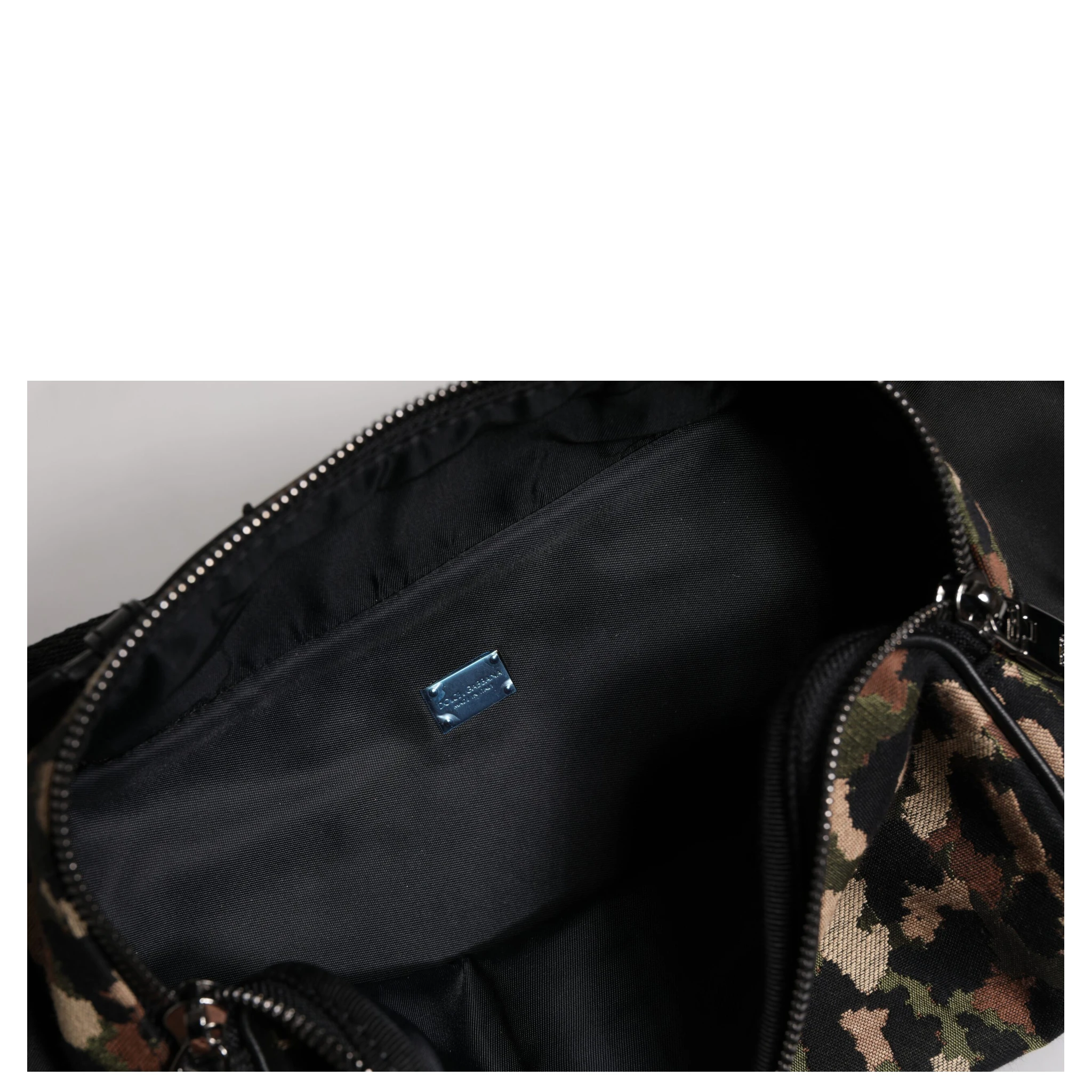 Multicolor Leopard DG Logo Belt Waist Fanny Pack Bag