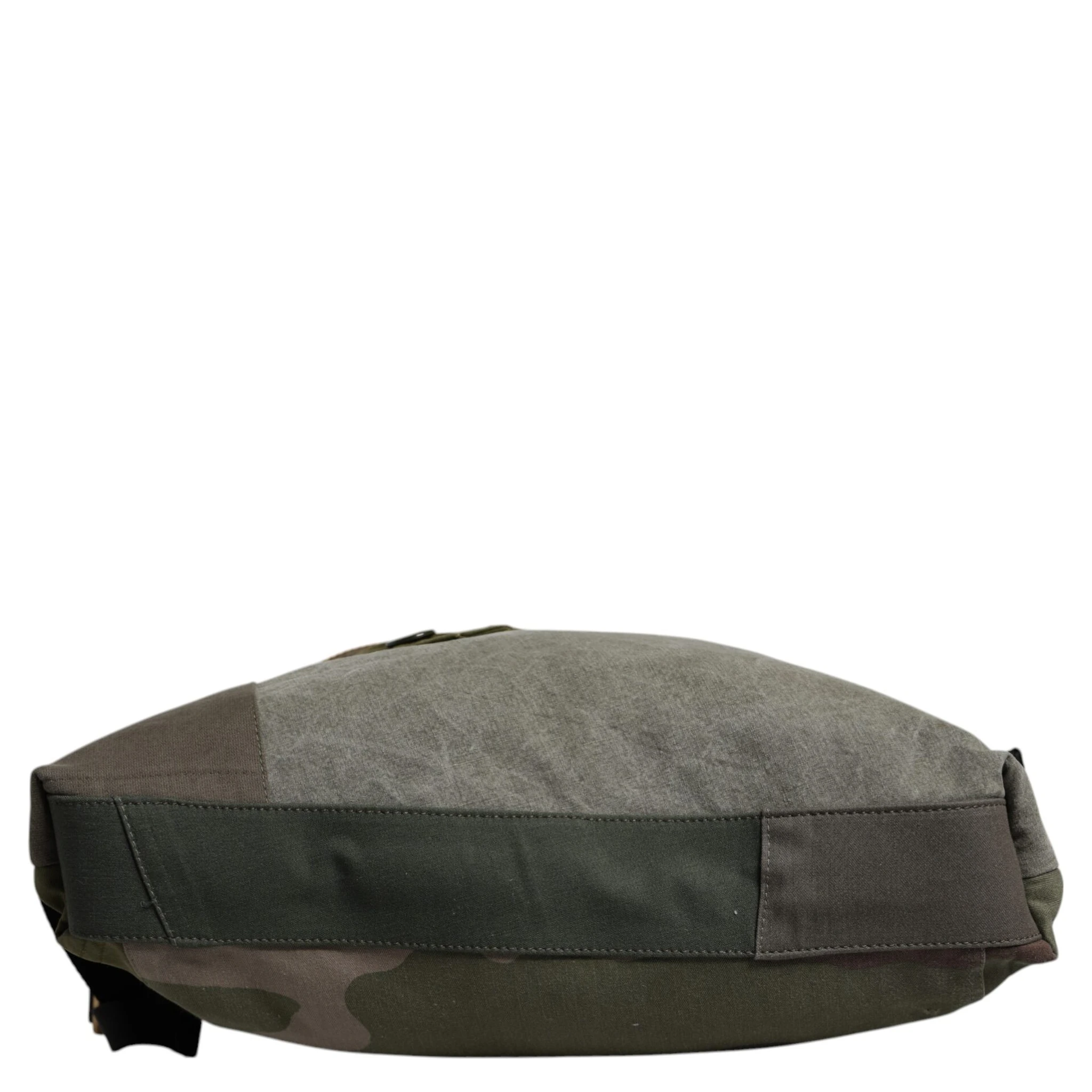 Military Green Patchwork Rucksack Backpack Bag