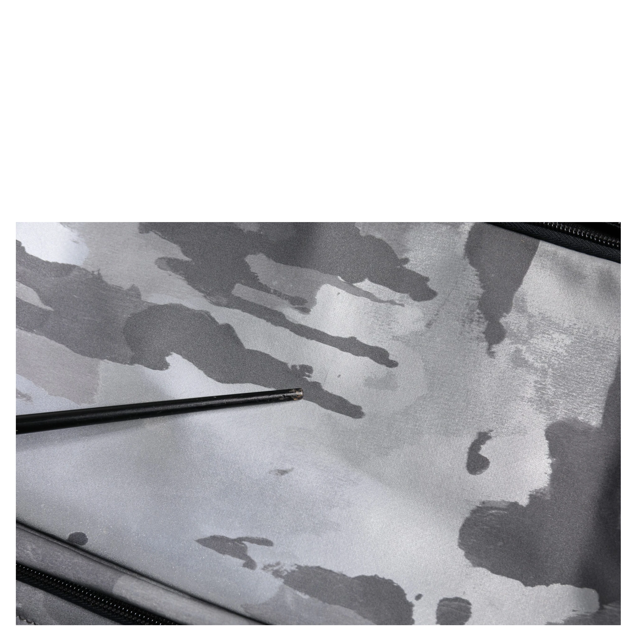 Gray Camo Cotton Multiple Compartments Tote Bag