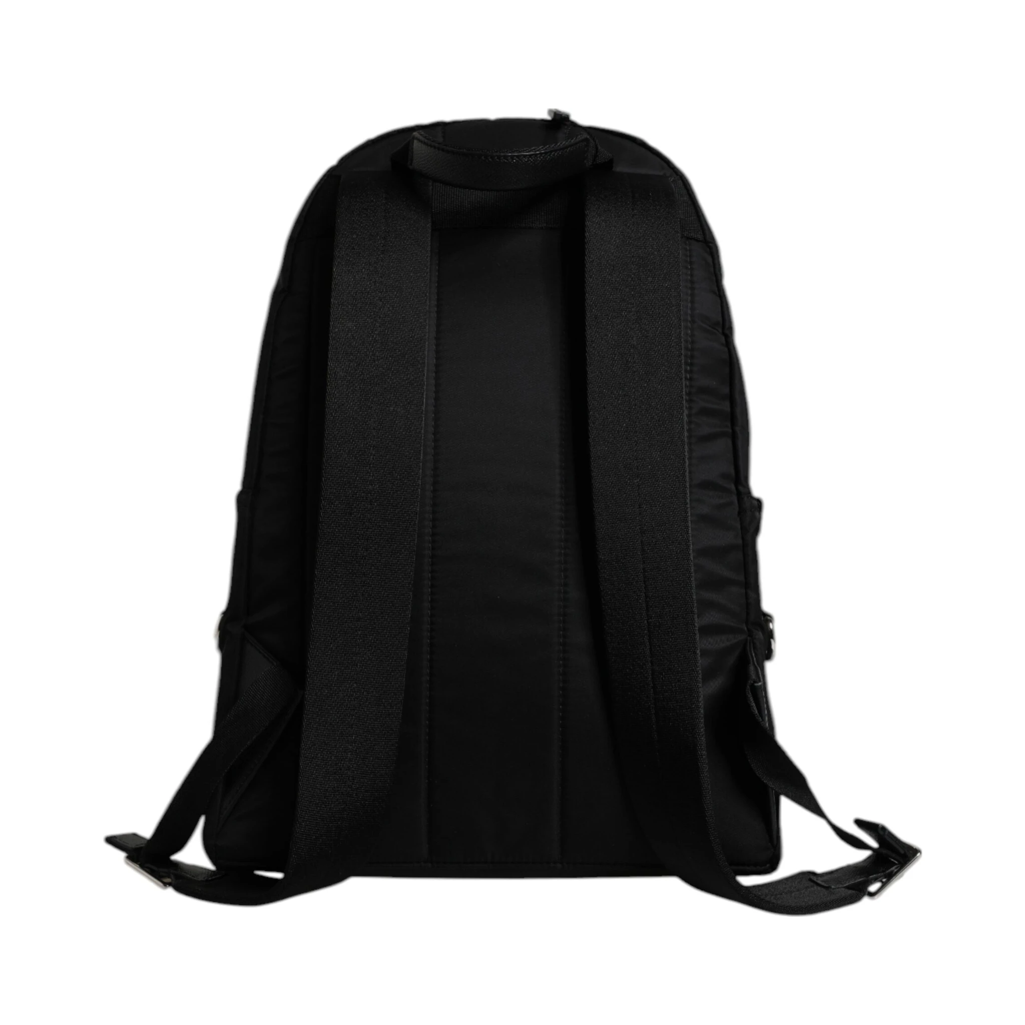 Black Nylon #DGFAMILY Embellished Backpack VULCANO Bag