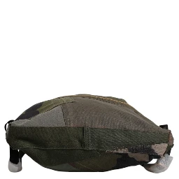 Military Green Patchwork Rucksack Backpack Bag
