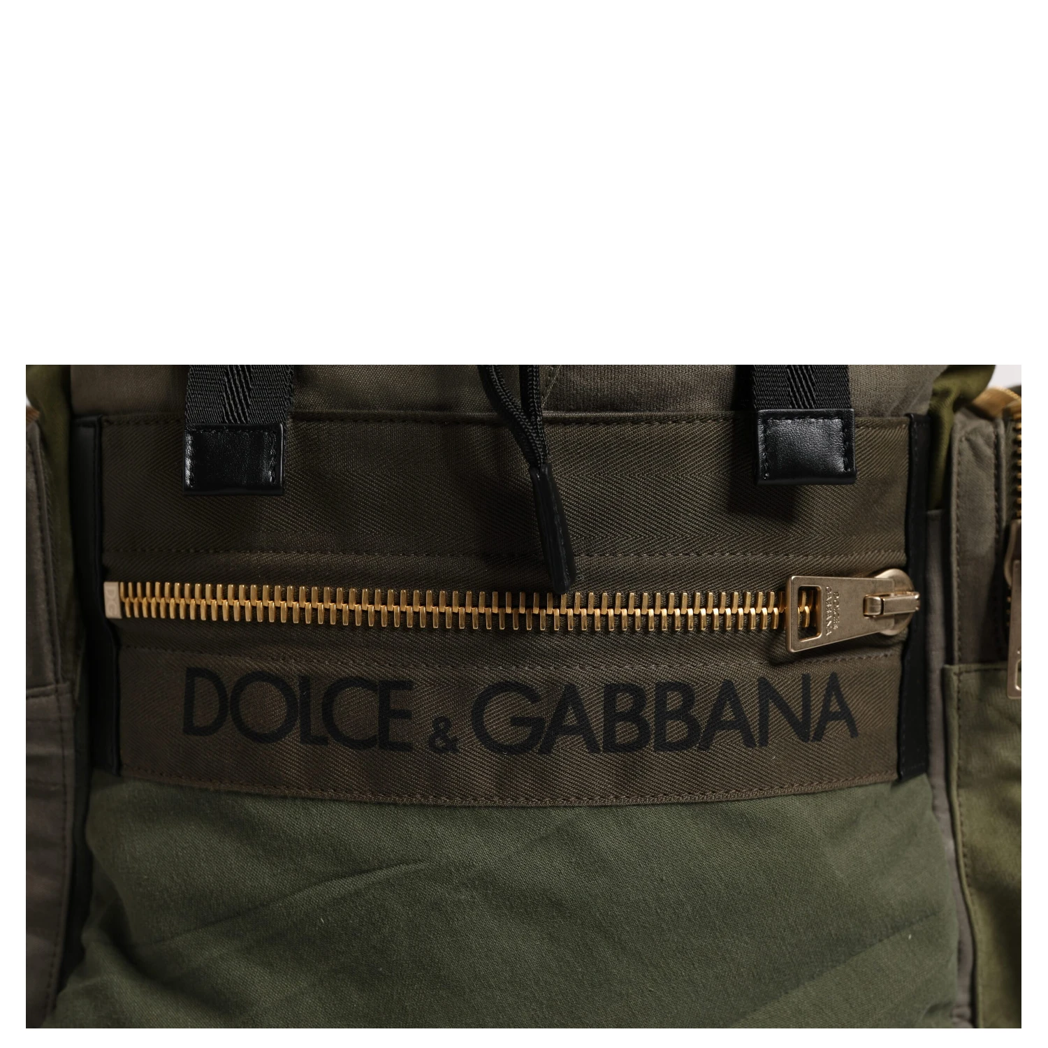 Military Green Patchwork School Backpack Bag