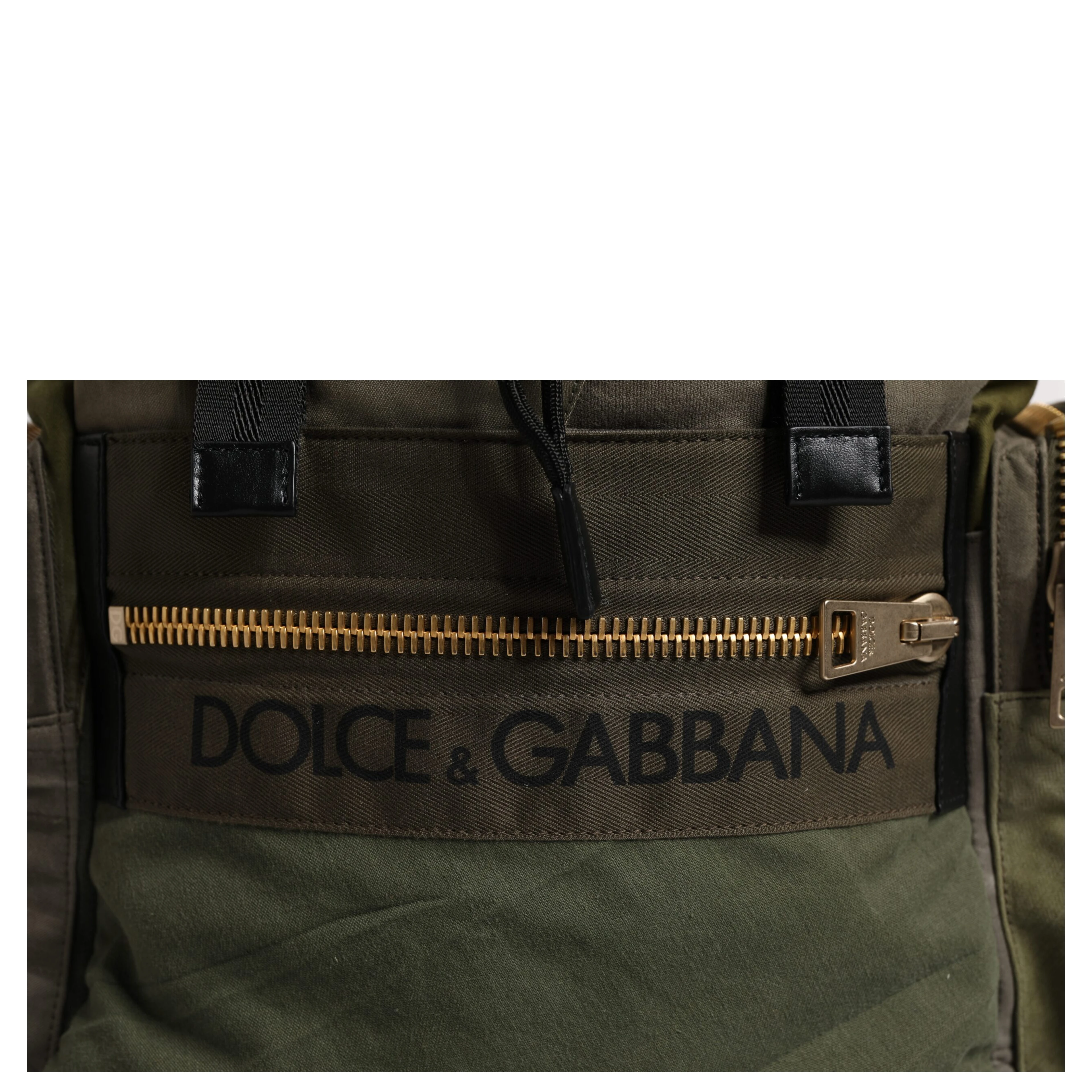 Military Green Patchwork School Backpack Bag