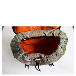 Military Green Patchwork Travel Backpack Bag