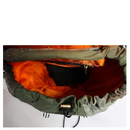 Military Green Patchwork Travel Backpack Bag