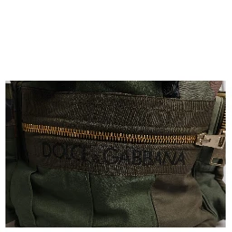 Military Green Patchwork Travel Backpack Bag