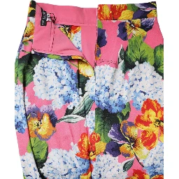 Multicolor Floral High Waist Midi Skirt