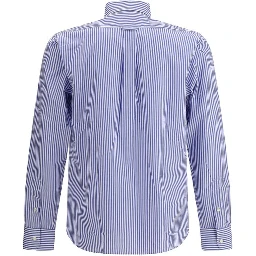 Blue Cotton Pattern Shirt