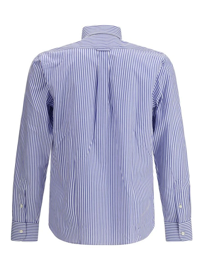 Blue Cotton Pattern Shirt