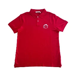 Red Cotton Polo Shirt