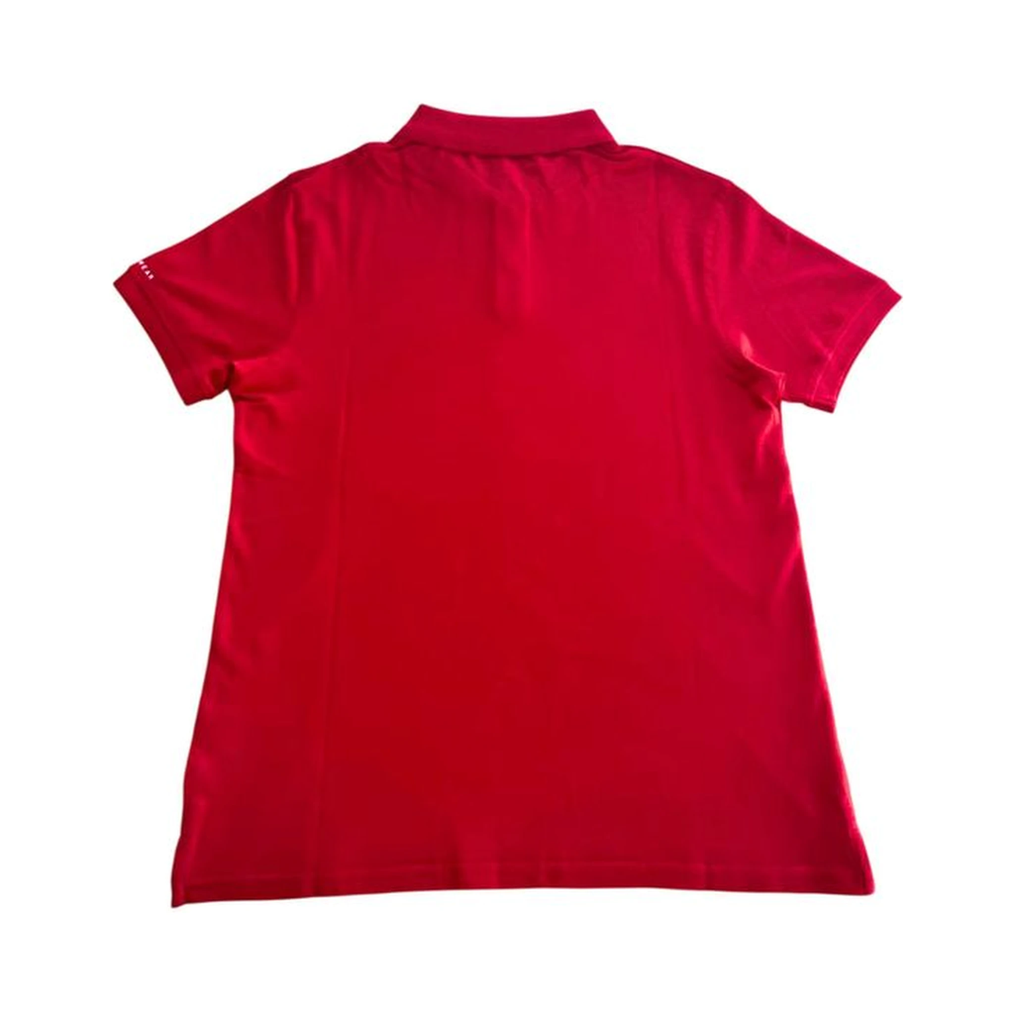 Red Cotton Polo Shirt