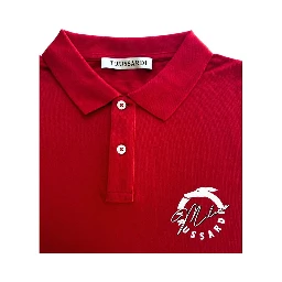 Red Cotton Polo Shirt