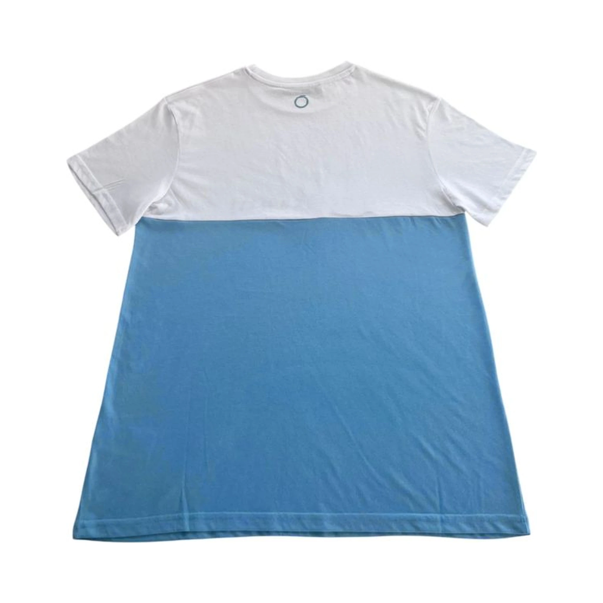 Light Blue Polyester T-Shirt