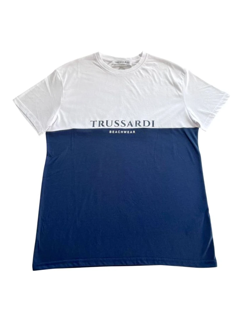 Blue Polyester T-Shirt