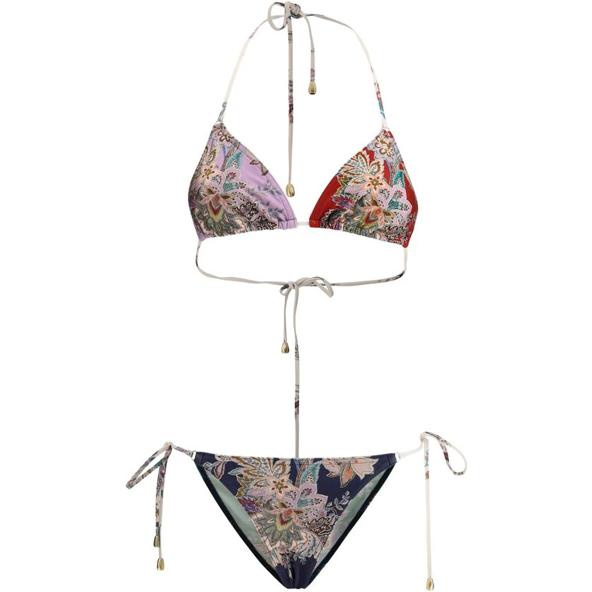 Multicolor Lycra Bikini