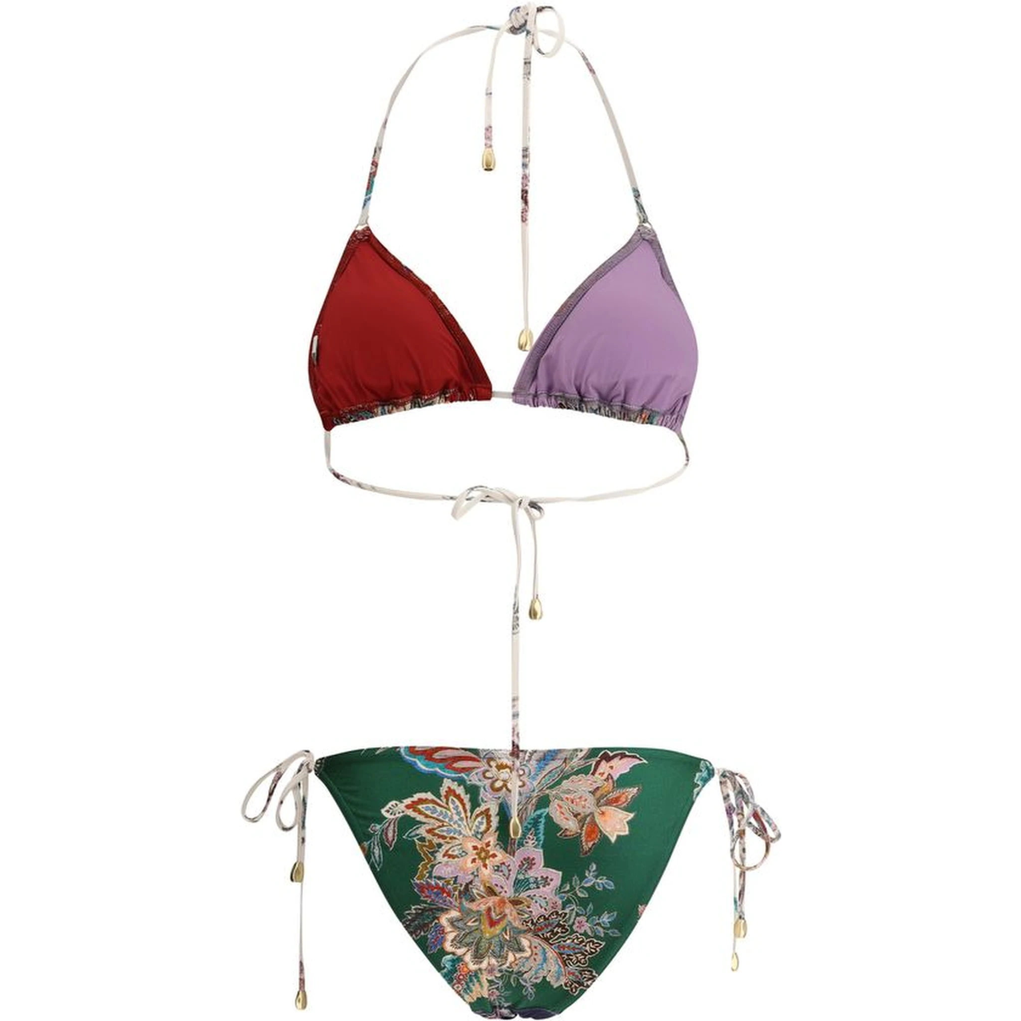 Multicolor Lycra Bikini