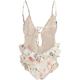 Multicolor Lycra One-Piece Swimsuit