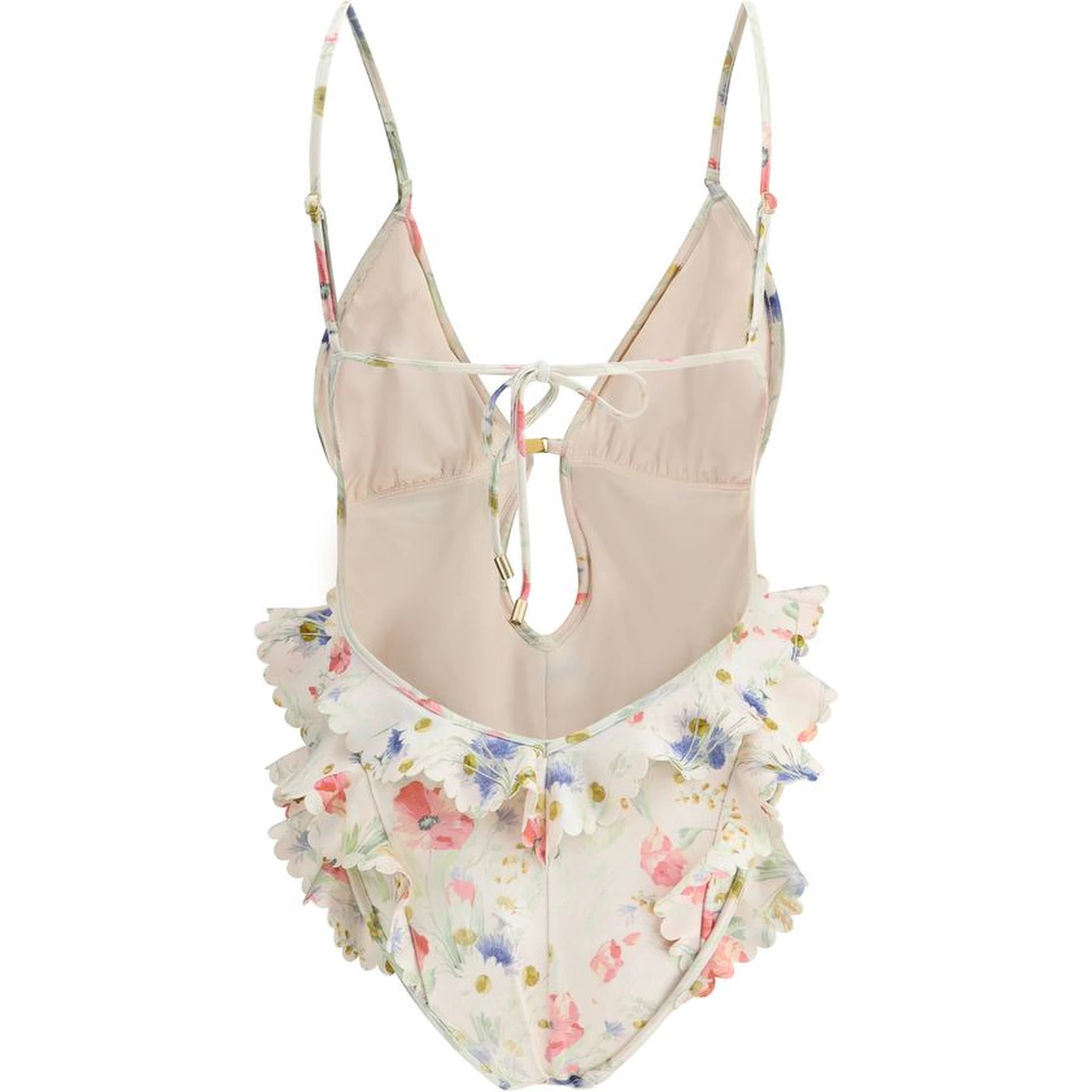 Multicolor Lycra One-Piece Swimsuit