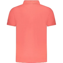 Pink Cotton Polo Shirt