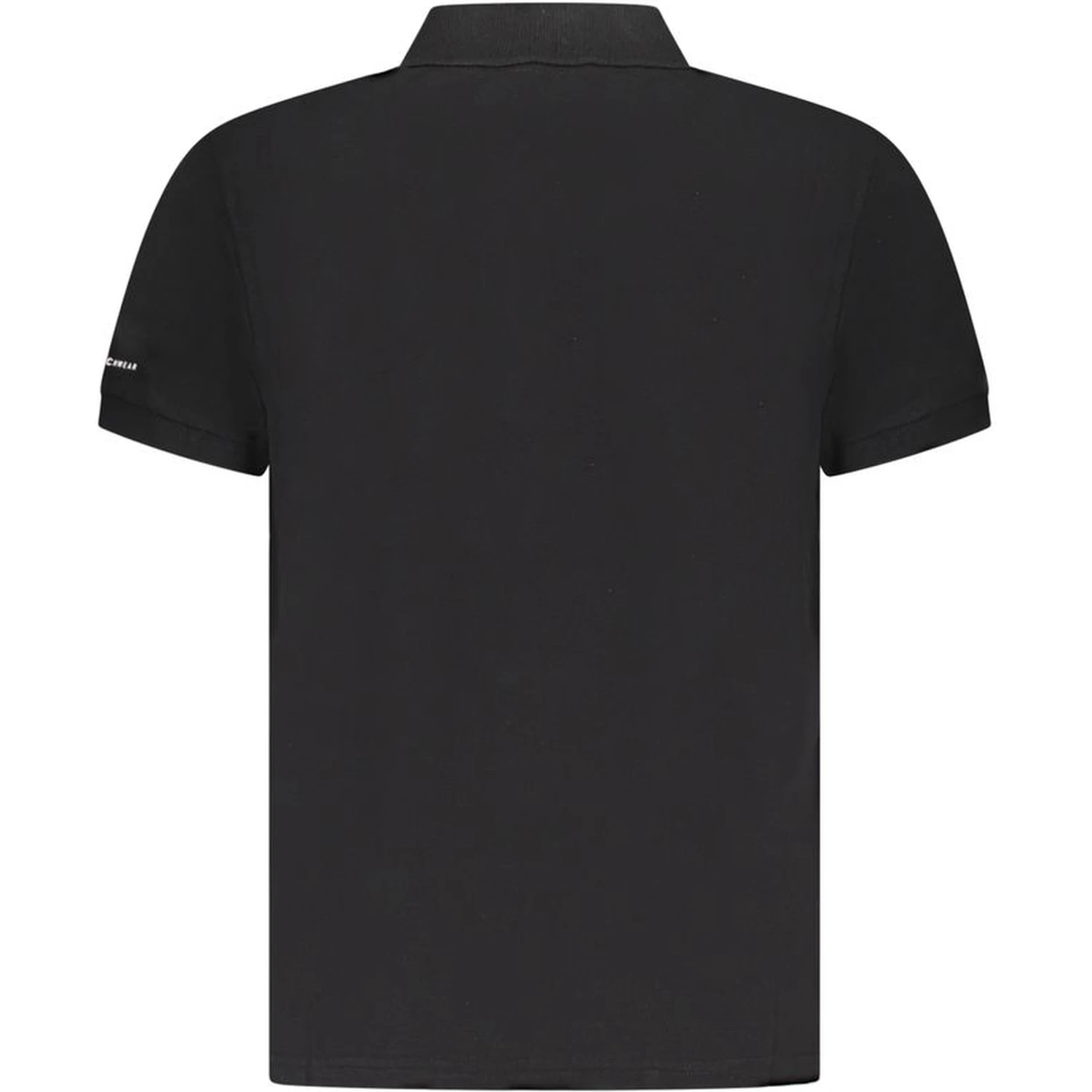 Black Cotton Polo Shirt