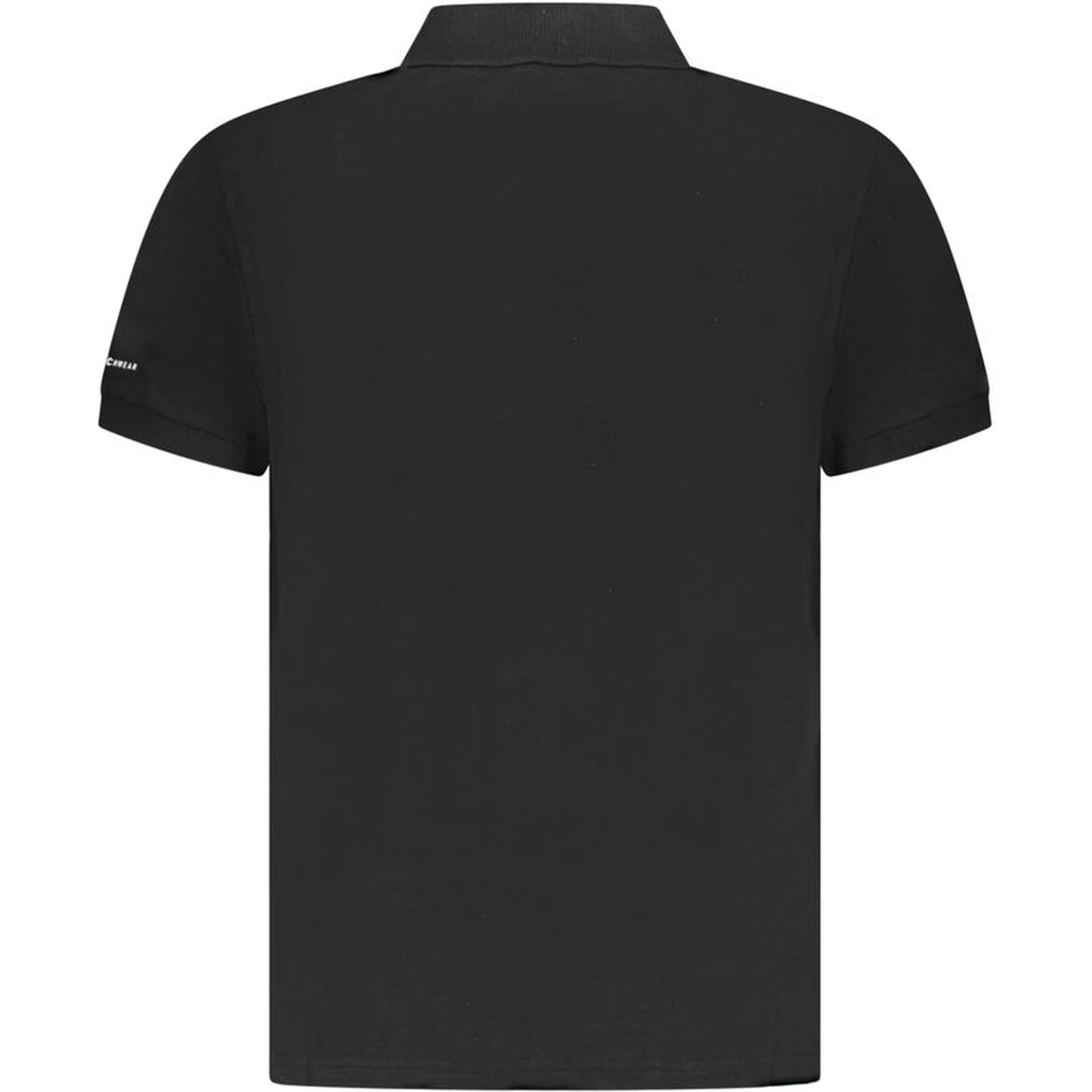 Black Cotton Polo Shirt