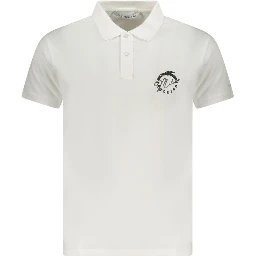 White Cotton Polo Shirt