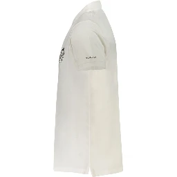 White Cotton Polo Shirt