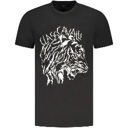 Black Cotton T-Shirt