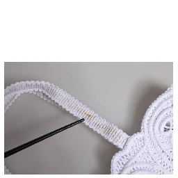 White Cordonetto Lace Beatrice Tote Shopping Bag