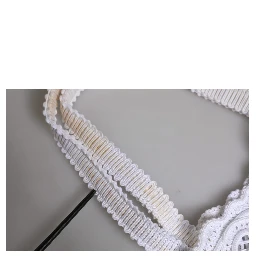 White Cordonetto Lace Beatrice Tote Shopping Bag