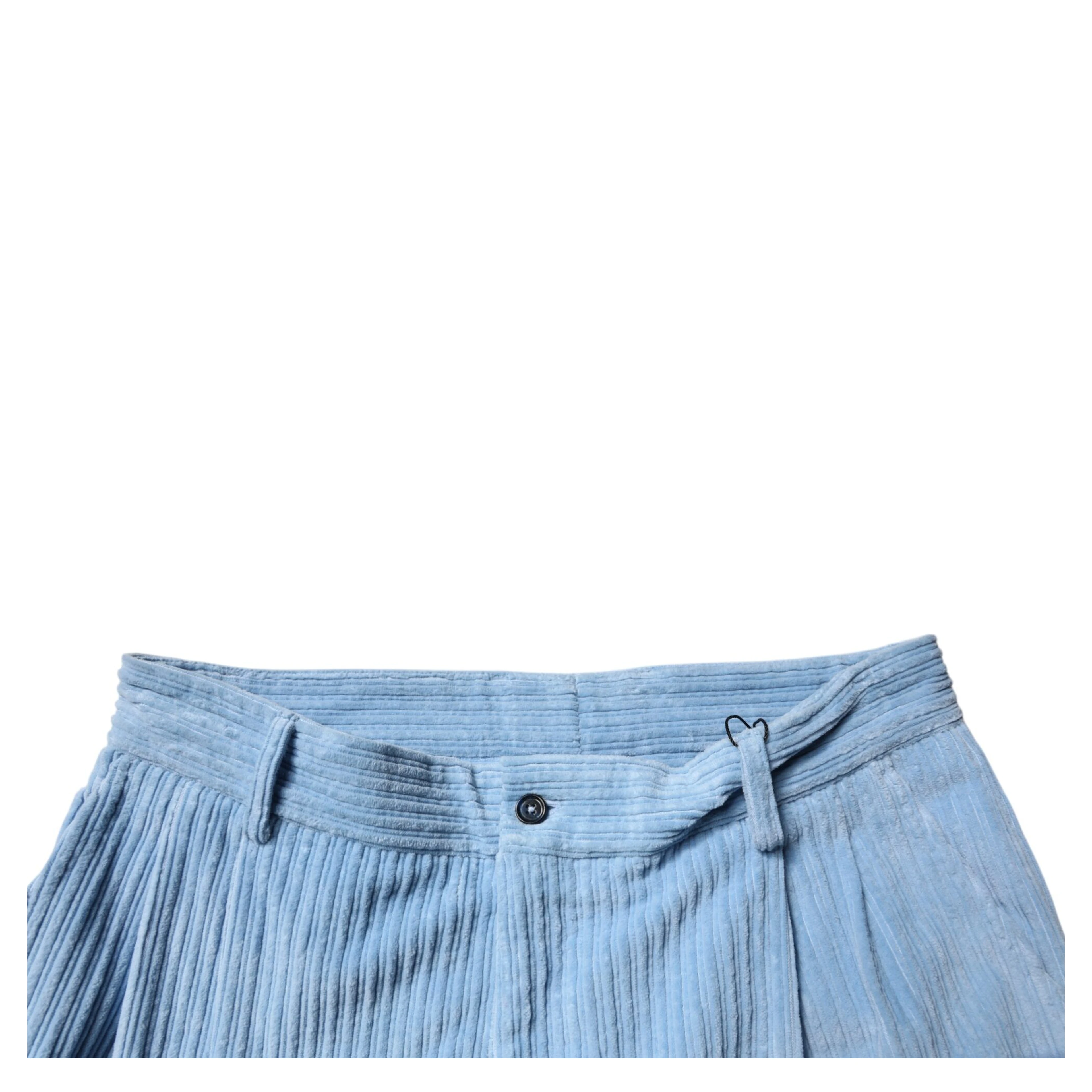 Light Blue Corduroy Cotton Skinny Denim Jeans